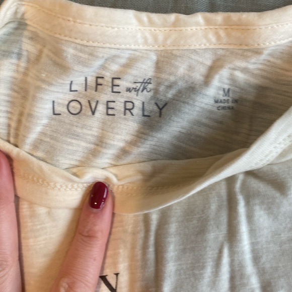 Life with Loverly floral tshirt - Picture 3 of 3